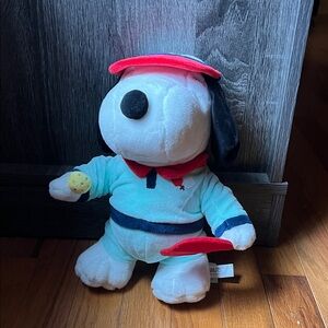 Snoopy Peanuts Pickleball Stuffed Toy